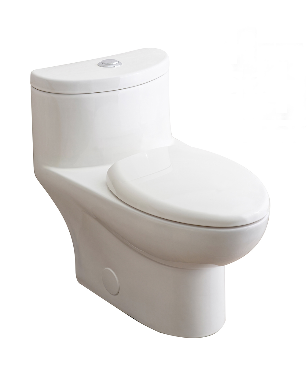 Toilette Tofino complète allongée à hauteur régulière avec siège, monopièce, à double chasse, 1,6 gpc/6,0 Lpc et 1,1 gpc/4,1 Lpc